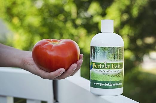 Perfekt Earth Organic Fertilizer - Indoor Plant Food - Plant Fertilizer - Flower Food - Organic Plant Food - Vegetable Fertilizer - Liquid Fertilizer for Indoor Plants. Easy to Use 1 Pint Bottle.