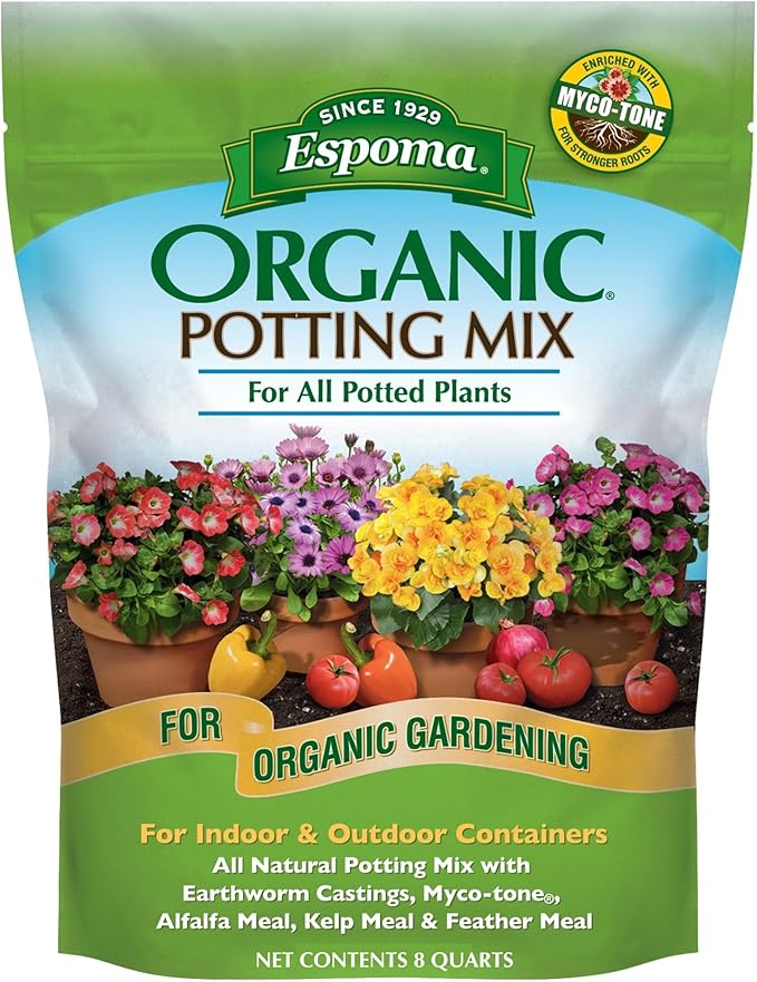 Espoma AP8 8-Quart Organic Potting Mix (4 Pack)