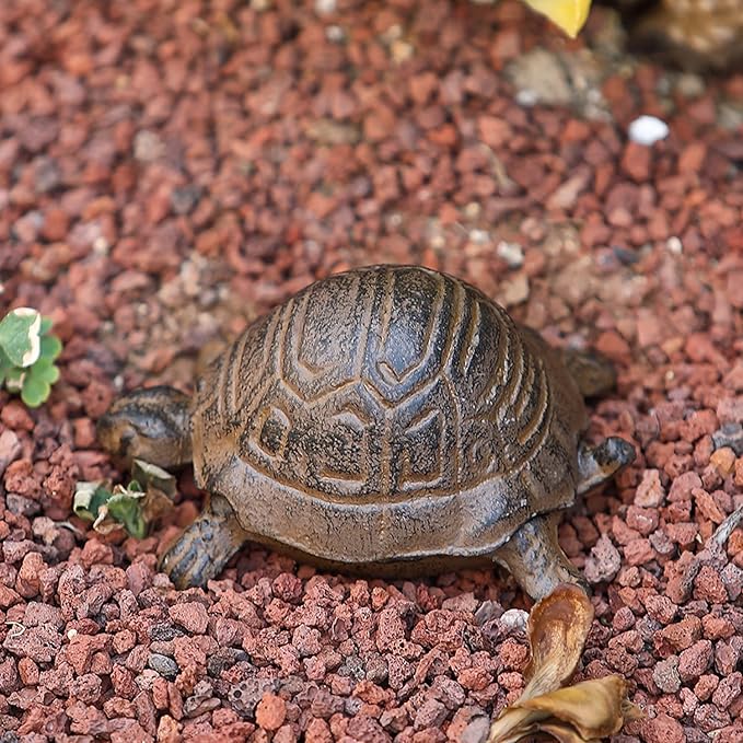 Key Hider Outdoor Turtle Cast Iron Hidden Spare Key Holder Outside Garden Indoor Decoration