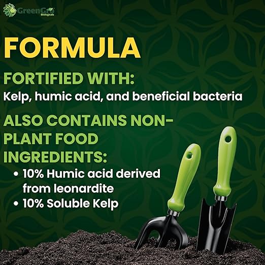 GreenGro Premium Ultrafine Myco - Mycorrhizal Inoculant & Water Soluble Root Enhancer from Superior Strains/Improves Nutrient Uptake & Eases Transplant/Indoor & Outdoor Plant Fertilizer (4 oz)