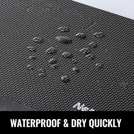 NETANY 2 Pack Extra Thick Kneeling Pad for Gardening, Comfortable Knee Pad Cushion, Extra Large Foam Kneeler Mat for Gardening, Baby Bath, Workout, Exercise & Yoga, Mechanic, 17.8 x 11 x 1.5 in, Black