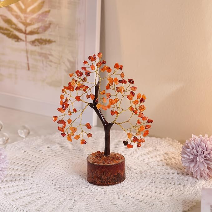 Carnelian, Crystal Tree, Carnelian Crystal, Crystals And Stones, Gemstones, Carnelian Tree, Gemstones, Good Luck Money Tree, Spiritual Items, Crystal Tree Of Life, Feng Shui Tree, Gem Tree, Reiki