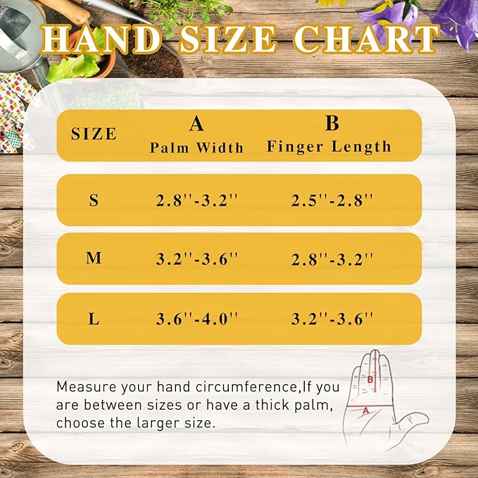 HANDLANDY Long Gardening Gloves for Men & Women, Cowhide Leather Rose Pruning Gloves, Breathable Thorn Proof Gauntlet Gloves (Brown-Cowhide, S)