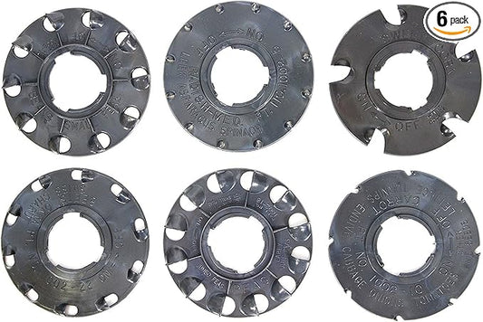 EarthWay 60009 Seed Plate Set for 10001 Garden Seeder Plants Sweet Corn, Radish, Carrot, Beans, Peas, Beets and More - Made in The USA