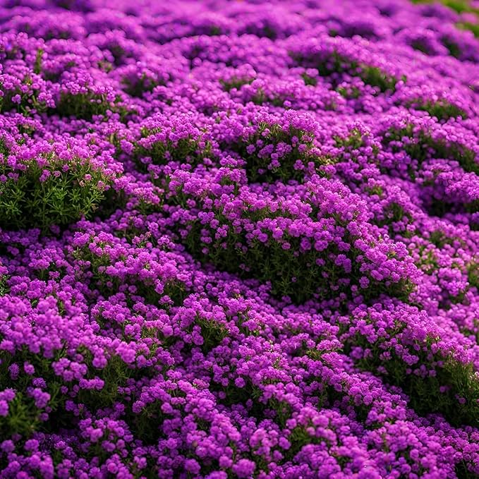 20000 Creeping Thyme Seeds for Planting Perennial Ground Cover Plants Heirloom Flowers Non-GMO Thymus Serpyllum Seed High Germination Rate