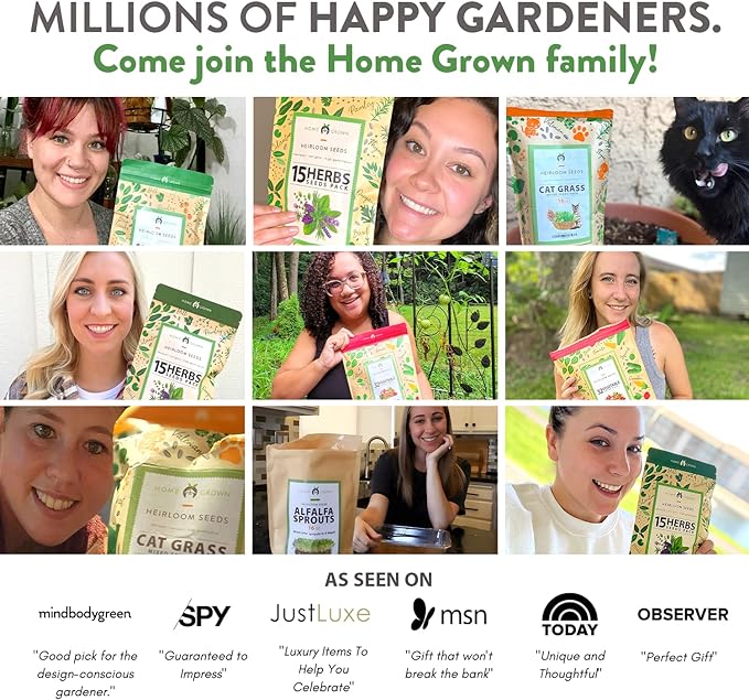 HOME GROWN 112,000+ Wildflower Seeds: Bulk Mix of 21 Varieties, Non-GMO Wild Flower Seed, Bee and Butterfly Garden Variety Pack, Annual Flowers Seeds for Planting, Native Wildflowers for Your Garden