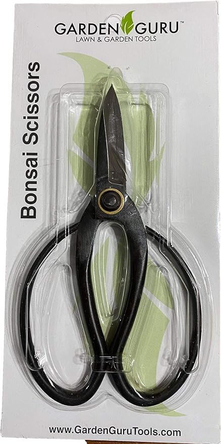 GARDEN GURU Professional Bonsai Scissors 180mm - Traditional Butterfly Bonsai Pruner Shear for Precise Trimming Pruning and Deadheading of Flowers Plants, Japanese Bonsai Garden Tools