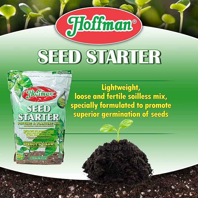 Hoffman 30103 Seed Starter Soil, 10 Quarts