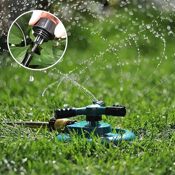 4 Set Faucet Adapter US Standard 3/4" Female Thread to 1/4" Tube Connector Convert 3/4" Garden Hose to 1/4" Tubing 1/4" Drip Irrigation Garden Hose Adapter (Classic)