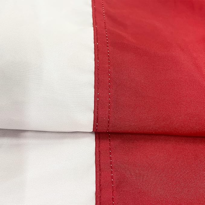 Homissor American Flag 12x18 Ft Large US Flags- Giant United State Flag Heavy Duty Outdoor Embroidered Stars for All Weather High Wind Sewn Stripes With Brass Grommets