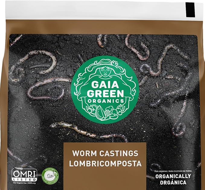 GAIA GREEN 30 Liters All-Purpose Worm Castings Powder for Improved Soil Quality, Recommended for Household Plants, Urban Gardens, Lawns & Greenhouses