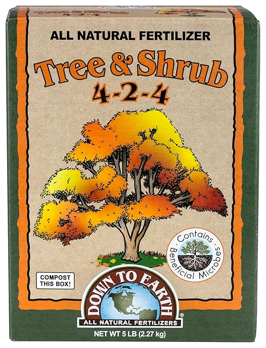 Down To Earth All Natural Fertilizers Tree & Shrub Mix 4-2-4, 5 lb