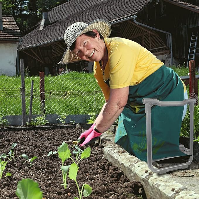 【New Upgraded】 Foldable Garden Kneeler Seat,Garden Kneeler and Seat Heavy Duty,Portable Garden Bench for Kneeling and Sitting,Gifts for Senior