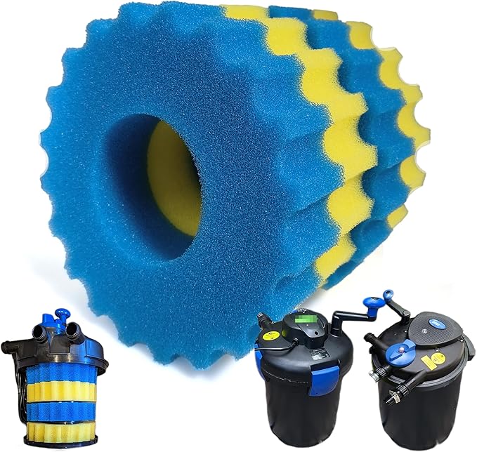 Replacement Sponge Filter Media Pad Compatible with VIVOHOME 1580/1840GPH Grech Pond Bio Pressure Filter Foam Koi Fish, Sponge for VIVOGROW 1580/1840GPH Pressurized Biological Pond Filter