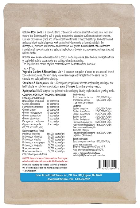 Down to Earth Soluble Root Zone, 4 oz