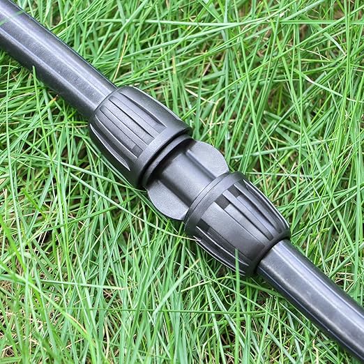 22 Pack Drip Irrigation Fittings Kit for 1/2 Inch Drip Tubing(1/2" ID x 0.65" OD), Anti-Drop Barbed 1/2'' Drip Line Connectors Include 3 Tees 3 Valves 2 Elbows 4 Plugs 5 Reducers 5 Emitters