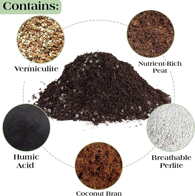 Halatool 10 QT Organic Aloe Plant Soil Potting Mix Garden Top Succulent Soil for Indoor & Outdoor Plants Bonsai Cactus Soil Potting Mix for Houseplants Flowers Vegetables & Herbs