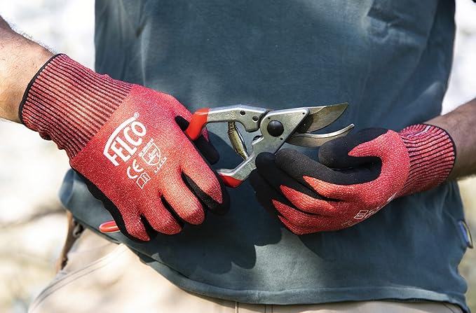 Felco Pruning Shears (F 13) - High Performance Swiss Made One-Hand or Two-Hand Garden Pruner with Steel Blade