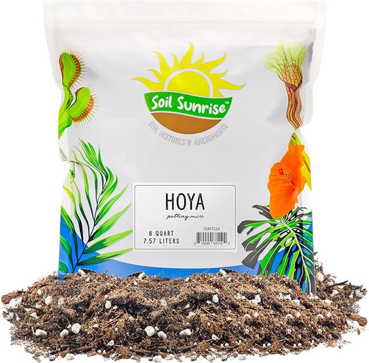 Hoya Plant Potting Soil Mix (8 Quarts), Custom Blend for Growing Hoya Tropical Houseplants