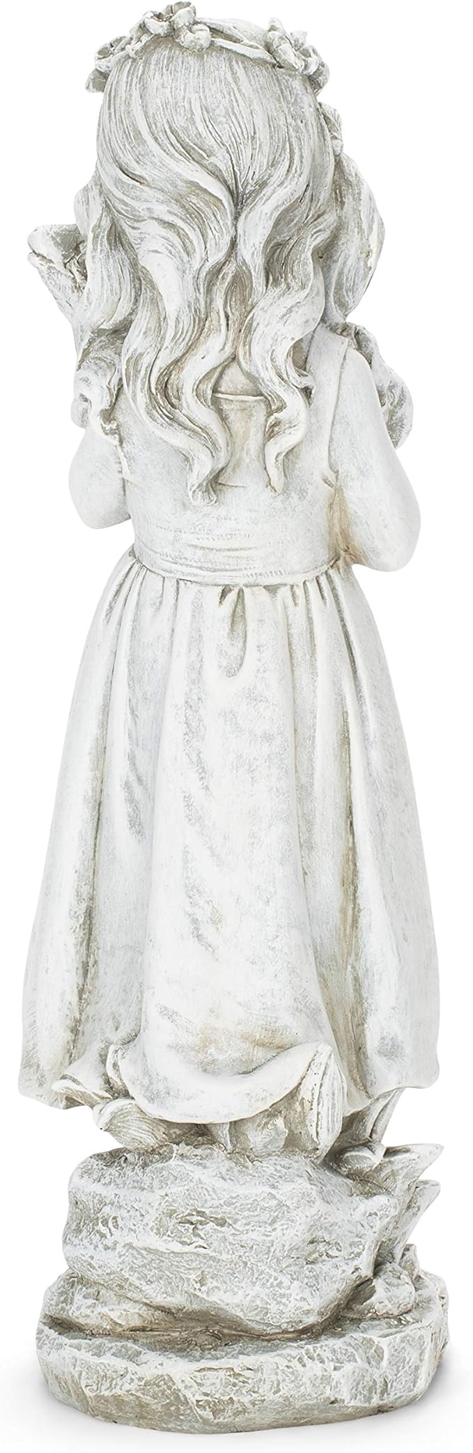 Joseph's Studio by Roman Inc., Girl with Lamb Garden Statue, Garden Collection, Religious Statue, Holy Family, Memorial, Angel, Patron Saint, Garden Décor (5x5x16)