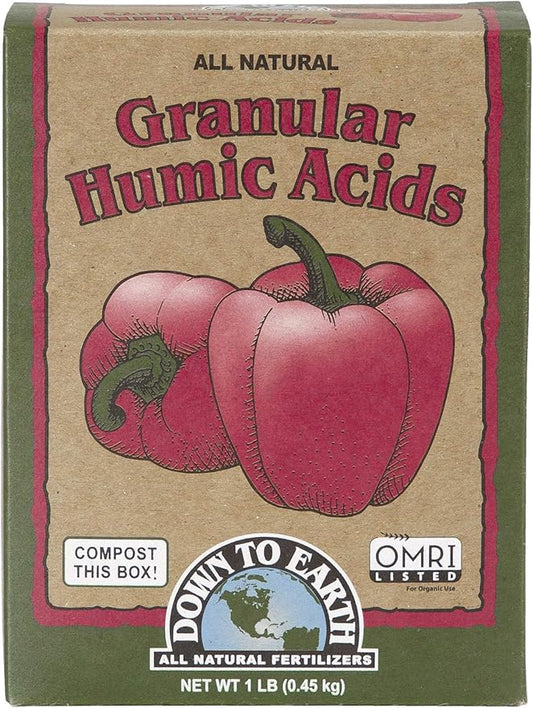 Down to Earth Organic Granular Humic Acids Fertilizer Mix, 1 lb