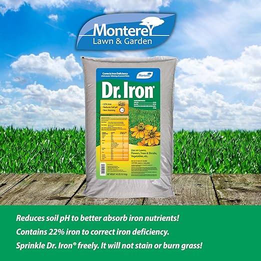 Monterey Dr. Iron - Corrects Iron Deficiency - 40 Pound Bag