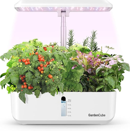 Hydroponics Growing System Garden: 12 Pods Indoor Herb Garden with Grow Light Plants Germination Kit Quiet Automatic Hydroponic Height Adjustable - Gardening Gifts for Women