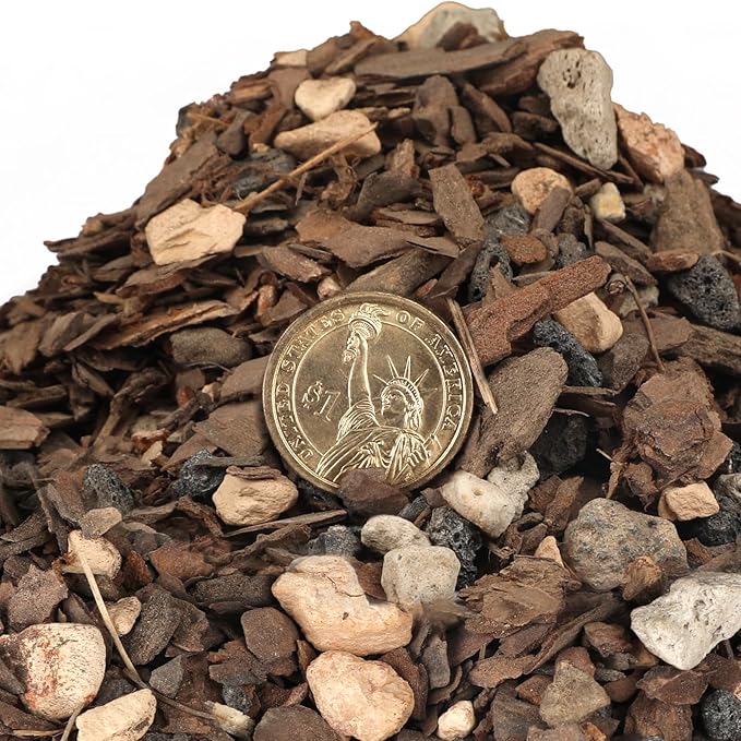 Bonsai Soil Mix 10qt, Potting Soil Mix Ready to Use for Bonsai Tree and Indoor Plants, Composed of Akadama, Lava Rock, Prumice, Bark