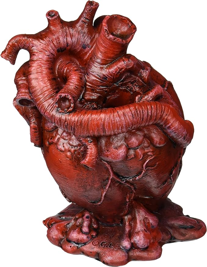 Design Toscano Edgar Allen Poe s Tell-Tale Heart Statue 5 Inch