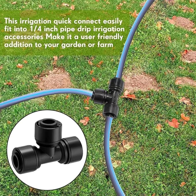 1/4 Inch Drip Hose,100 Foot Gray Drip Hose,for DIY Garden Irrigation Systems,Hydroponics, Spray Hose,Drip Emitter,or as a Blank Distribution Tube for any Garden Project(30 m)
