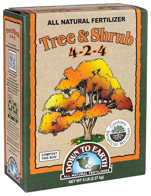 Down To Earth All Natural Fertilizers Tree & Shrub Mix 4-2-4, 5 lb