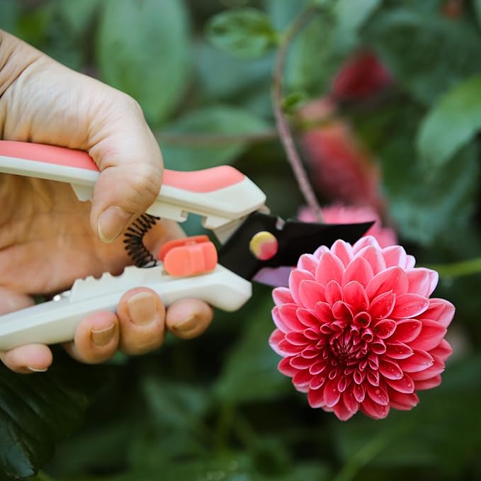 Fiskars Floral Pruning Shears - Plant Cutting Scissors/Garden Clippers For Deadheading and Working with Flowers - Spring Bloom