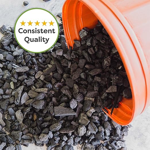 Horticultural Charcoal by Perfect Plants -4qts of Plant Charcoal - Naturally Cleanses, Flushes Toxins and Excess Moisture from Containers and Terrariums