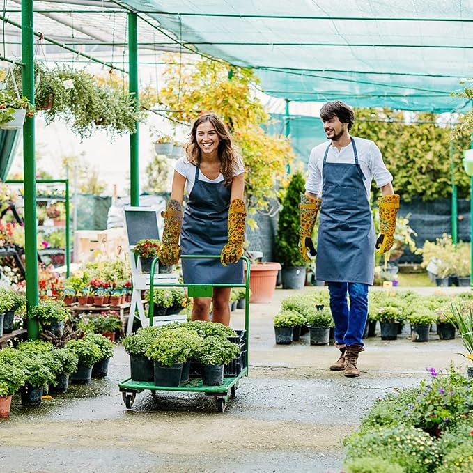 Gardening Gloves for Women and Men, Thorn Proof&Puncture Resistance Garden Gloves,Gauntlet Gloves,Gifts