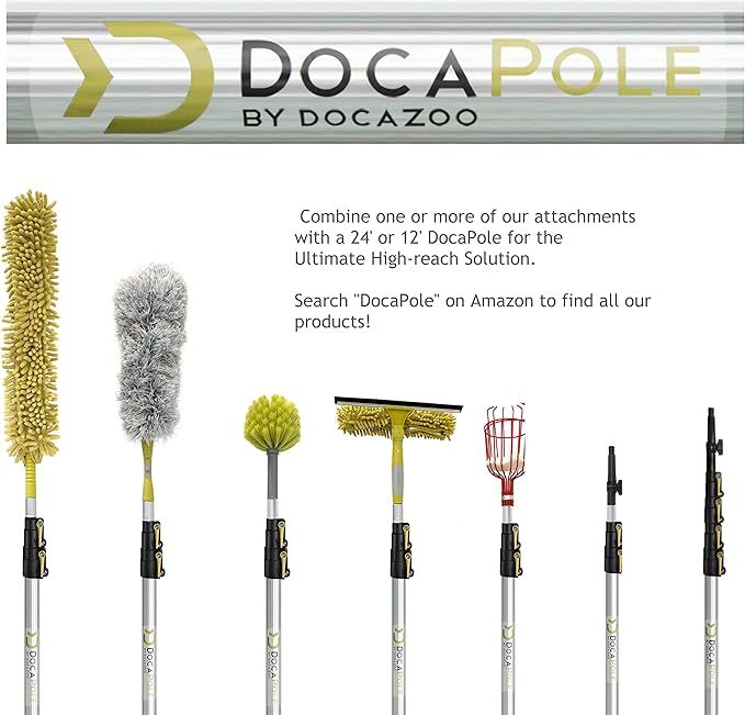DOCA Pole Saw for Tree Trimming – Head Only (No Pole) - Extendable Tree Trimmer, Telescoping Extension Pole & GoSaw for Branches Under 2 Inches