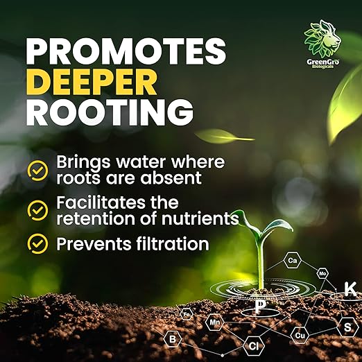 GreenGro Granular Plus Myco, All-in-One Fertilizer with Kelp and Humic Acid for Plants, Organic Root Stimulator Plant Food with Mycorrhizae for Indoor & Outdoor Gardens 2 lb