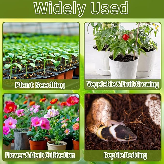 Halatool 30mm 100pcs Organic Coconut Coir Pellets Soil for Planting, Compressed Coco Coir Soil Potting Soil Seed Starters for Growing Vegetables, Fruits, Flowers