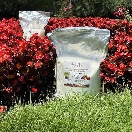 Water Storing Crystals Super Absorbent Hydro Gel Granules Polymer 1 Pound (Small Granular_20-100 mesh)