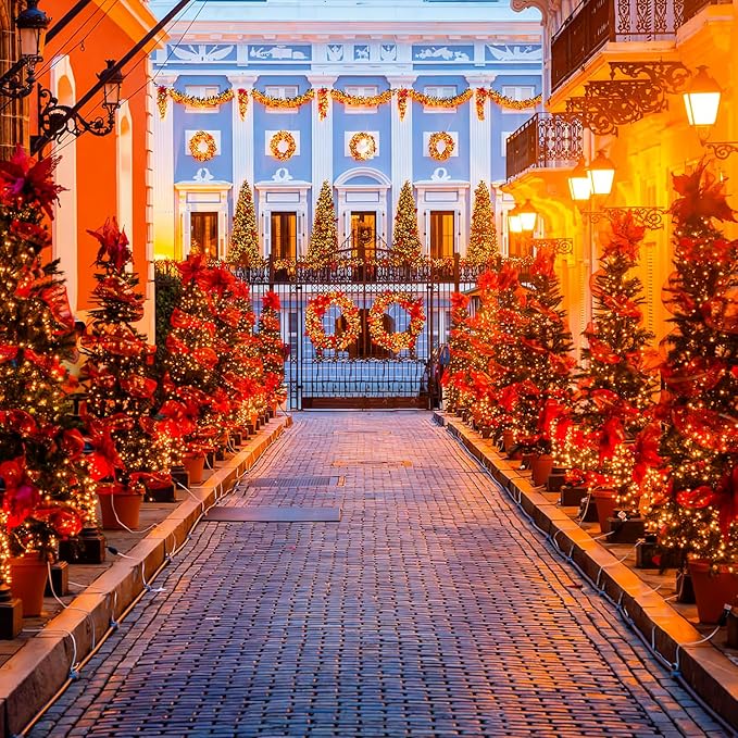 JMEXSUSS 250 LED Orange String Lights, 91.5ft Orange Christmas Lights Outdoor Waterproof, 8 Lighting Modes Connectable Christmas Tree Lights for Yard Patio Party Halloween Christmas Decorations