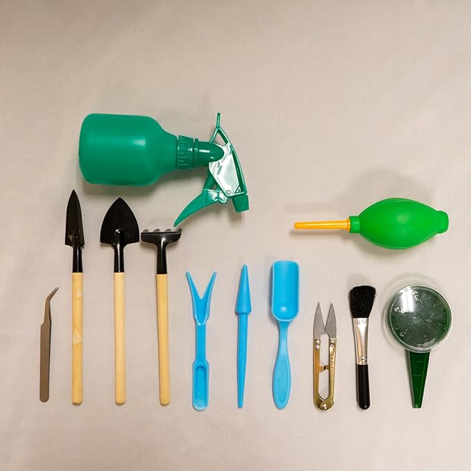 Garden Tool Set, Heavy Duty Aluminum Gardening Tools, Ergonomic Non-Slip Hand Tools for Women Men, Included Succulent Tools Set, Storage Tote Bag, Gifts for Garden Lovers