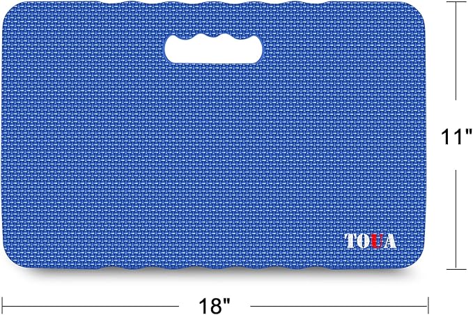 Garden Kneeling Pad, Kneeling Mat for Gardening, Bath Kneeler for Baby Bath, Large Support Knee 17.8x11x1.5 Thick High Density Foam Protective Knee, Knee Pads for Gardening, Planting 2 Pack