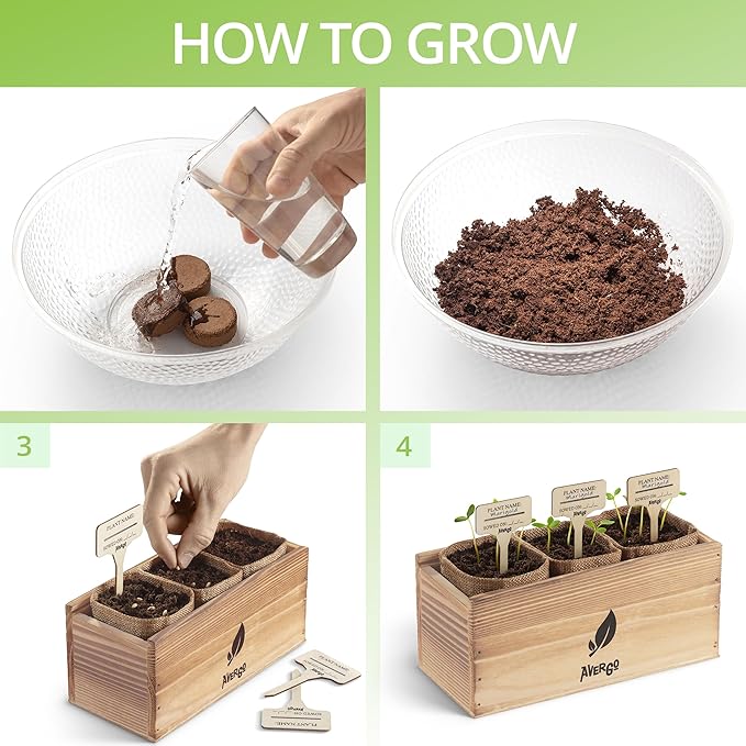 Marigold Seeds Flower Growing Kit – Complete Indoor & Outdoor Kit with Marigold Seeds, Planter, Soil, Tools, Instructions – Ideal for Planting Marigold Flowers at Home or Garden