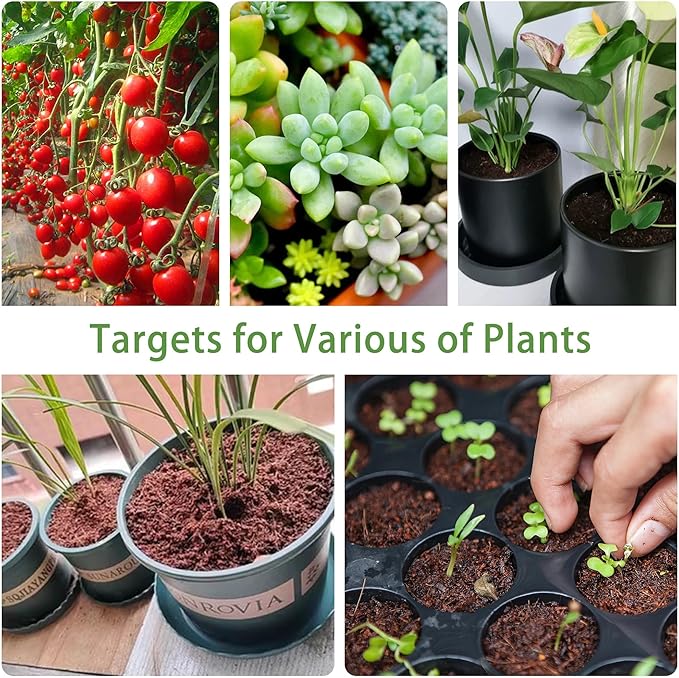 Coco Coir for Plant- 8 Pack Coco Coir Brick- 24 Gallons Coconut Soil with Low EC & PH Balance-Coco Fiber for Herbs& Flowers- High Expansion-Renewable Coco Soil for Planting