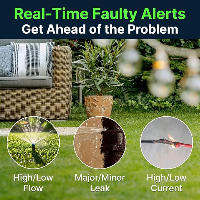 ImoLaza ET Master 4th Gen Smart Sprinkler Controller: Upgraded 8-Zone WiFi Irrigation Controller with Automated Watering, App Control, Smart Weather Skips and Fault Alerts