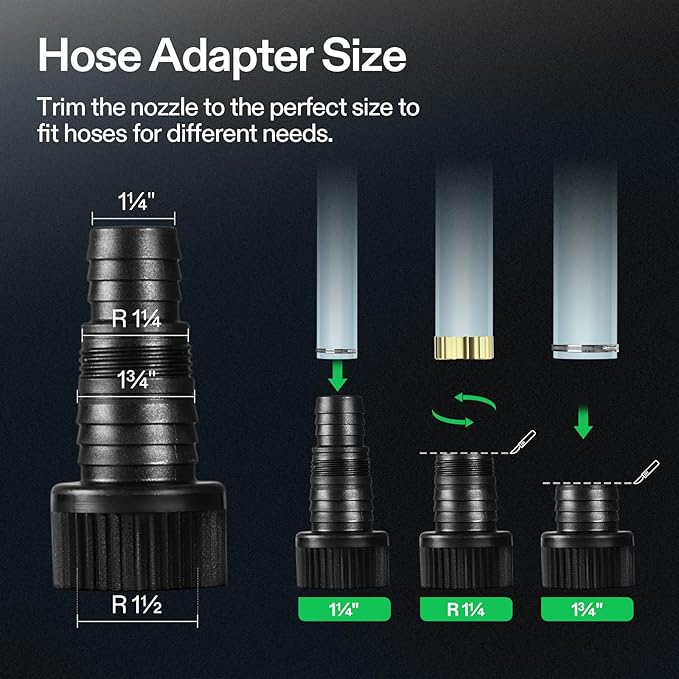 VIVOSUN 2700 GPH Submersible Water Pump, 120W Pond Pump, Ultra Quiet Aquarium Pump with 15FT. Lift Height for Pond Waterfall, Fish Tank, Statuary, or Hydroponics