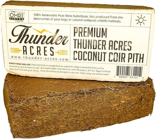 Coco Coir Brick, OMRI Listed for Organic Use (50)