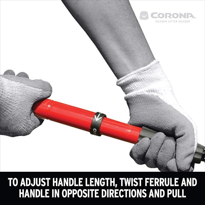 Corona GT3040 GT 3040 Extendable Handle Weeder, Red