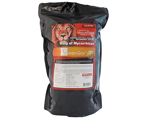 GreenGro Granular Plus Myco, All-in-One Fertilizer with Kelp and Humic Acid for Plants, Organic Root Stimulator Plant Food with Mycorrhizae for Indoor & Outdoor Gardens, 15 lb, Natural