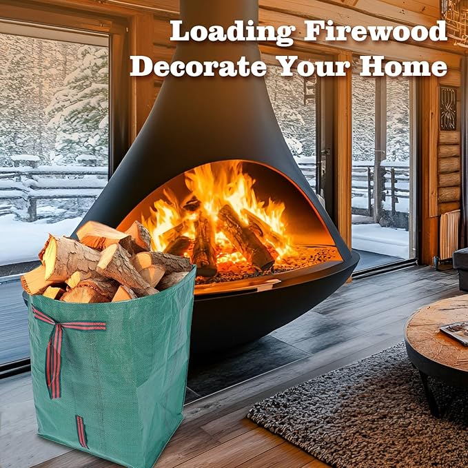 Leaf Collector,Reusable Yard Waste Bags 3 PACK,40 Gallons Leaf Bag Holder,Collapsible Garden Bags, Reuseable Heavy Duty Lawn and Leaf Bags, Yard Garden Bags for Leaves Lawn Grass Clippings