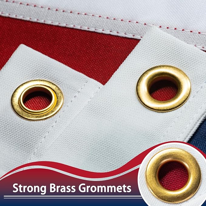 Texas Flag 2x3 ft Deluxe Super Tough Series, Heavy Duty Spun Polyester, All Weather TX Flag High Wind with Embroidered Stars, Brass Grommets, Sewn Stripes, Durable Texas Flags Outdoor Outside